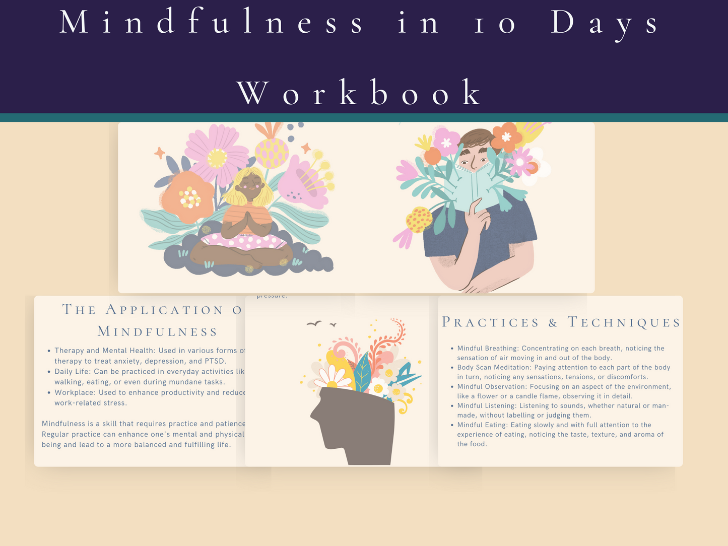 Mindfulness in 10 Days - Downloadable Workbook and Tracker