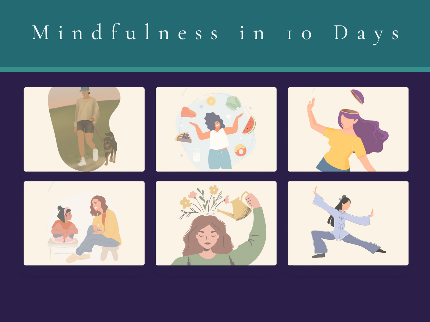 Paperback Mindfulness in 10 Days - Workbook and Tracker